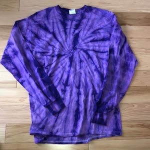 Tye dye long sleeve shirt
